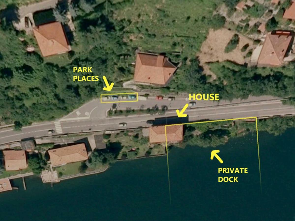 Charming House With Private Dock On Lake Como Argegno Buitenkant foto